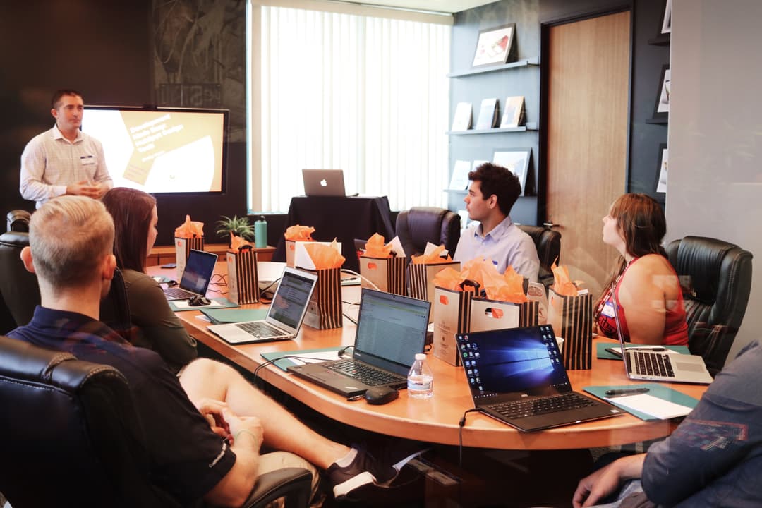 An image of a board meeting.