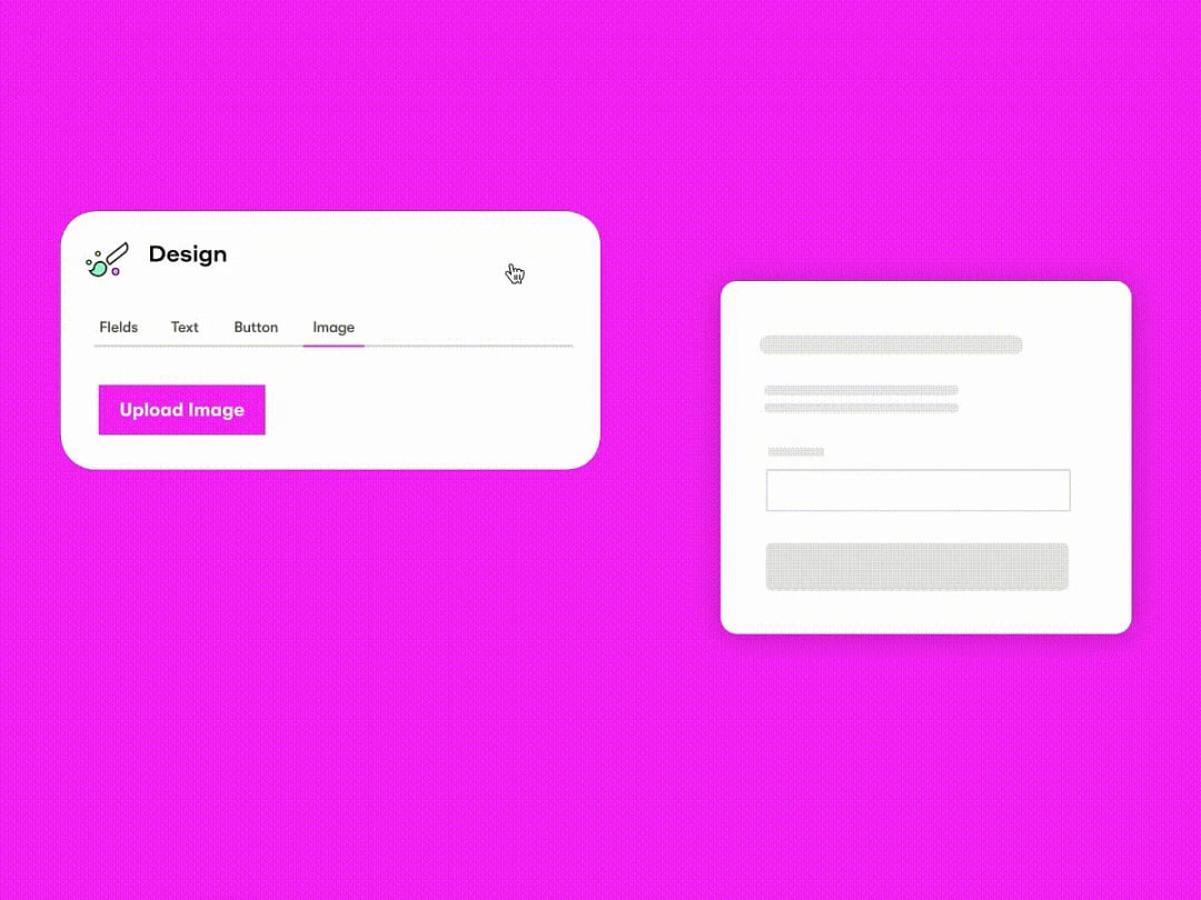 Drip form builder interface