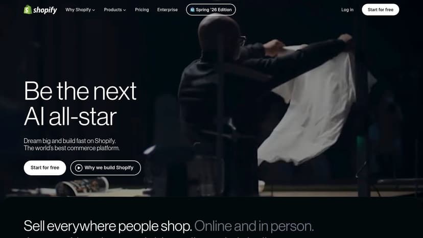 Screenshot from https://www.shopify.com