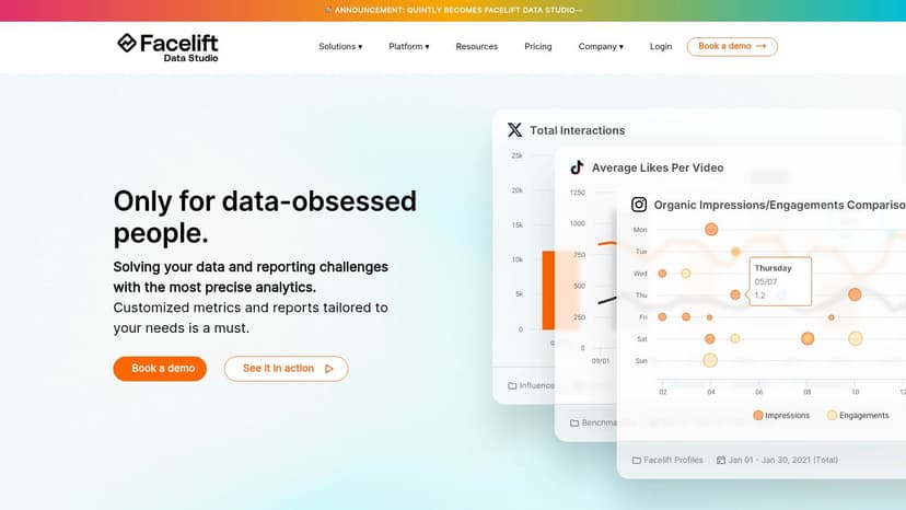 Quintly (Facelift Data Studio)