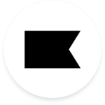 Klaviyo icon representing an e-commerce email marketing data source on Oviond’s marketing reporting software.
